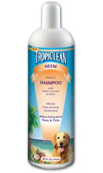 Tropiclean Shampoo Neem Flea & Tick 20 Oz