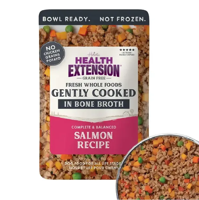 Health Extension Gently Cooked Salmon Dog 3oz