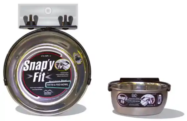 Mid-west Snap'y Fit Water & Feed Bowl 1 Qt