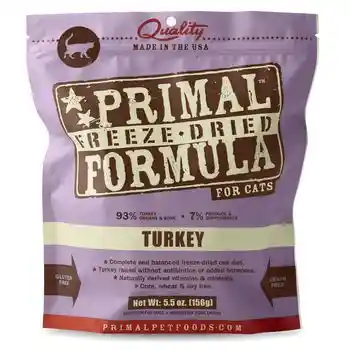 Freeze Dried Nuggets Grain Free Turkey Formula Cat Food 5.5-oz