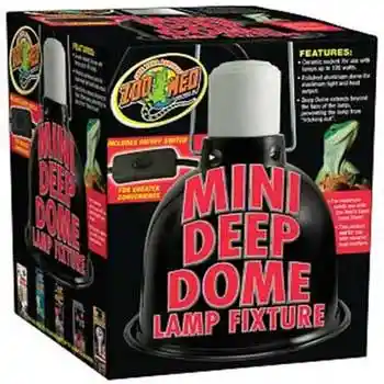 Repti Mini Deep Dome Clamp Lamp