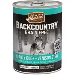 Backcountry Grain-free Hearty Duck & Venison Stew Canned Dog Food 12.7-oz