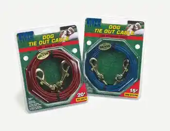 Medium Cable Dog Tie Out, Medium, 10'