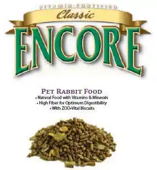 Encore Classic Natural Rabbit Food 20 Lbs