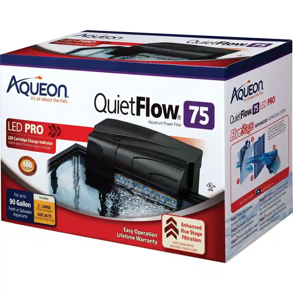 Aqueon Quiet Flow Filter 55/75 400 Gph