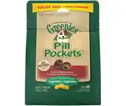 Pill Pockets Canine Hickory Smoke Flavor Dog Treats For Capsules 15.8-oz
