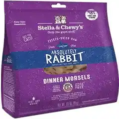 Dinner Morsels Absolutely Rabbit Grain Free Freeze Dried Raw Cat Food 3.5-oz