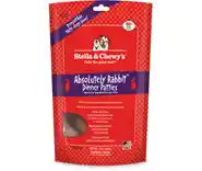 Dinner Patties Absolutely Rabbit Grain Free Freeze Dried Raw Dog Food 14-oz