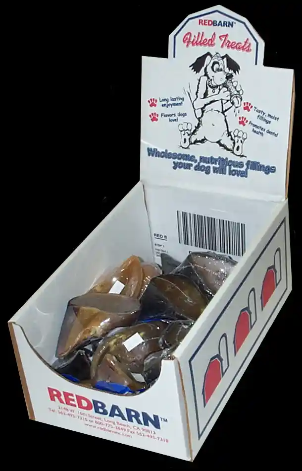 Redbarn Beefy Filled Cow Hoof 25