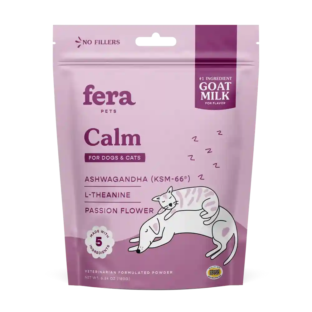 Fera Pet Organics Goat Milk Calm Powder 60 Servings