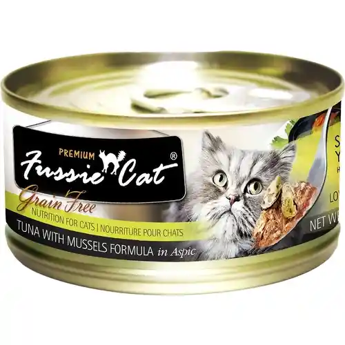 Premium Tuna With Mussels Formula In Aspic Grain-free Canned Cat Food 2.8-oz