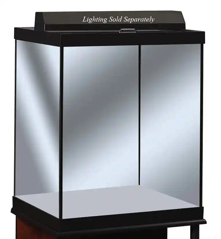 Perfecto Column Aquarium Black 37 Gallon 20"x18"x24"