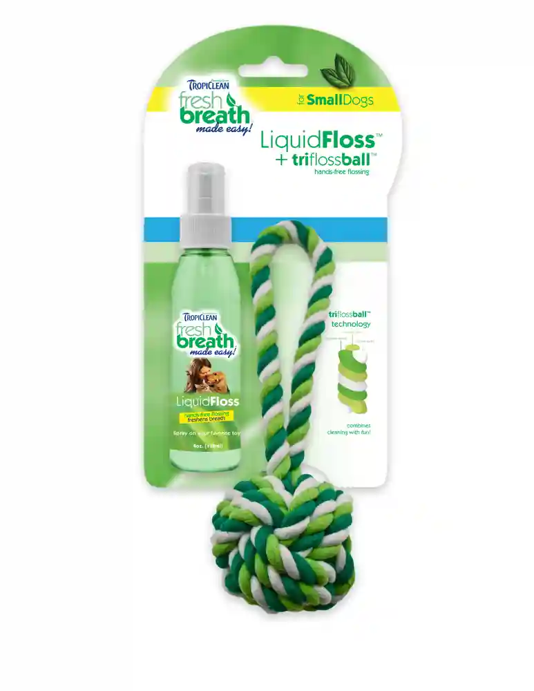 Tropiclean Small Liquid Floss Rope Ball