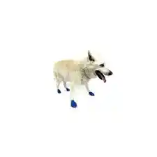 Waterproof Dog Boots, Blue, 12 Count Medium