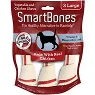 Chicken Large Chew Bones Dog Treats 3-pack