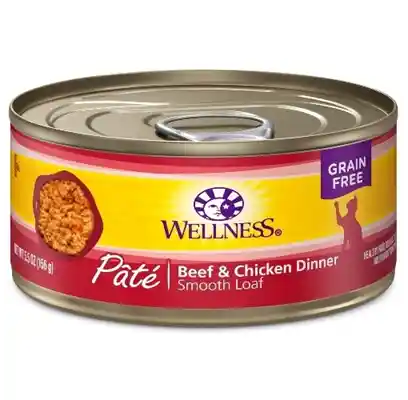Wellness Beef Chicken Cat 5.5 Oz