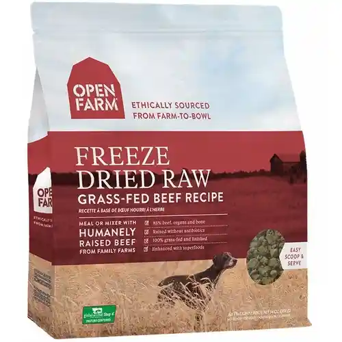 Grassfed Beef Recipe Freeze Dried Raw Dog Food 13.5-oz