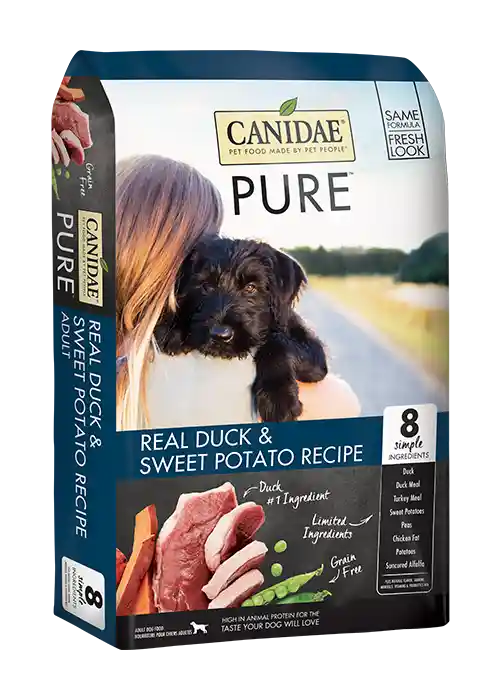 Grain-free Pure Sky Real Duck & Sweet Potato Recipe Dry Dog Food 4-lb