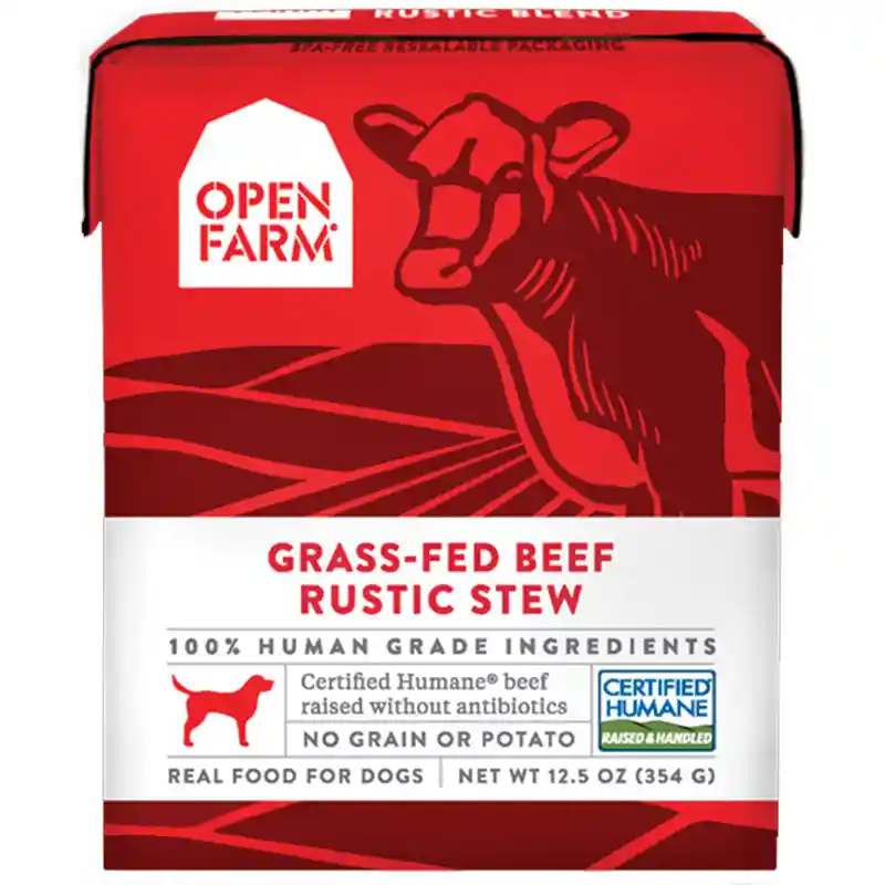 Grass-fed Beef Recipe Rustic Stew Dog Food 12.5-oz