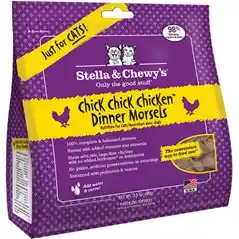 Dinner Morsels Grain Free Chick Chicken Freeze Dried Raw Cat Food 3.5-oz