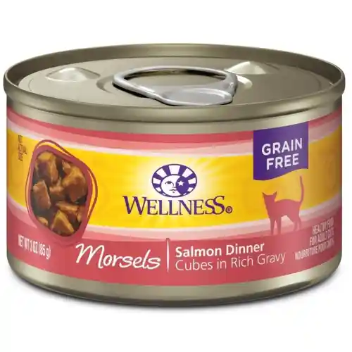 Wellness Salmon Cubes With Spinach 3 Oz