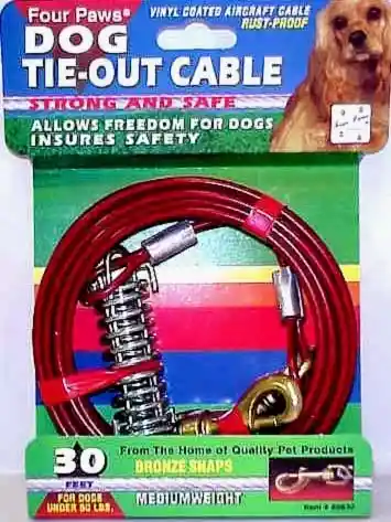 Fp Cable Tieout 950 Lbs 30' Red