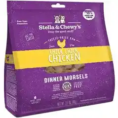 Dinner Morsels Grain Free Chick Chicken Freeze Dried Raw Cat Food 3.5-oz