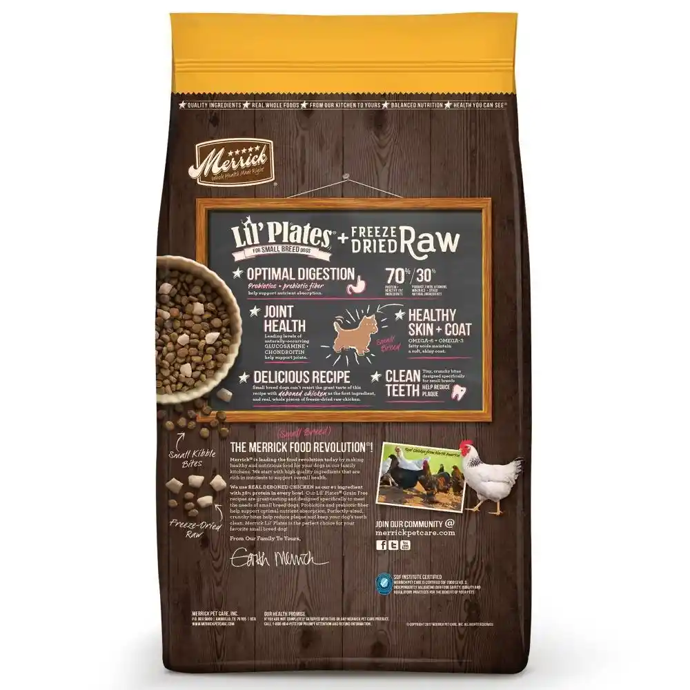 Lil' Plates Grain Free Chicken & Sweet Potato Recipe With Raw Bites Dry Dog Food 12-lb
