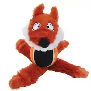 6" Tennis Ball Plush Dog Toys, Fox, 6"
