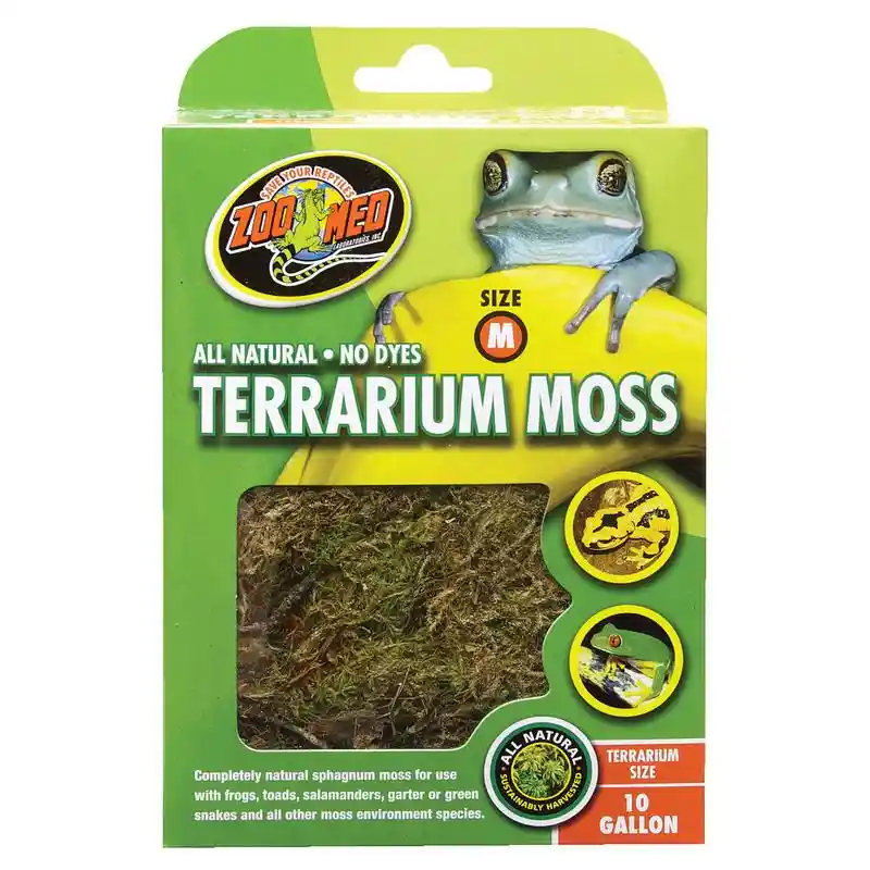 Zoomed Terrarium Green Moss 10 Gallon Medium