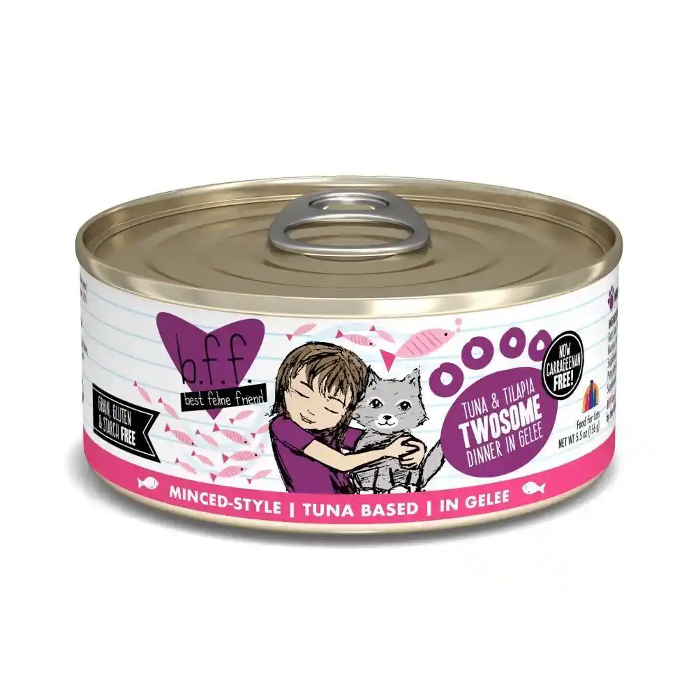 Bff Tuna & Tilapia Twosome In Gelee Canned Cat Food 5.5-oz