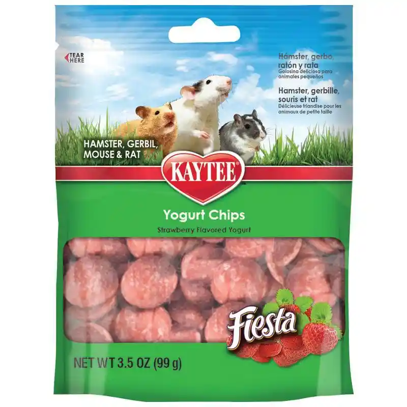 Yogurt Chip Hamster/gerbil Strawberry 3.5 Oz