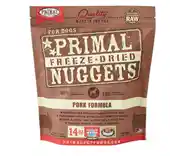 Freeze-dried Nuggets Grain Free Pork Formula Complete Diet Dog Food 14-oz