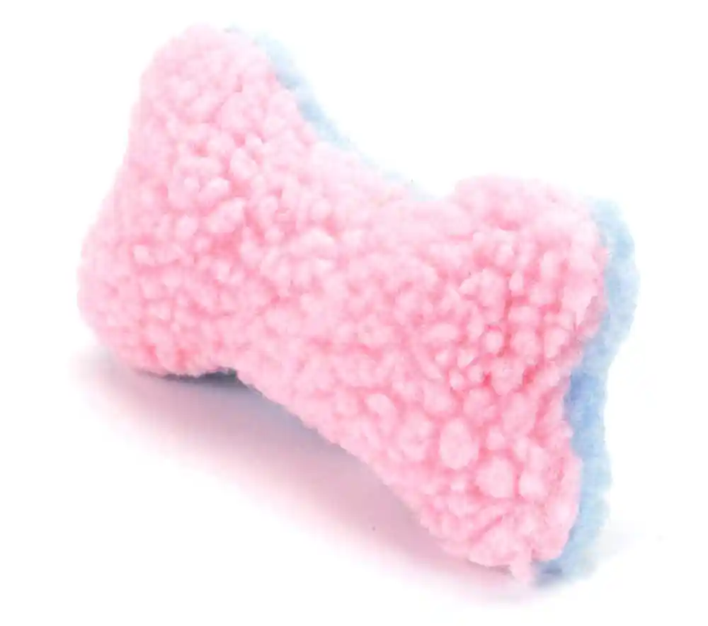 Fleece Dog Toys, Bone, 4.5"