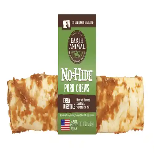 Earth Animal No Hide Pork Chews Bulk 4" 24pc