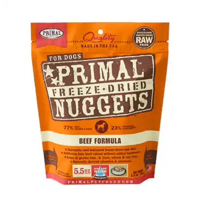 Freeze Dried Nuggets Grain Free Beef Formula Dog Food 5.5-oz