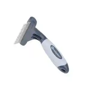 Dog Undercoat Rake With Rotating Pins, No Color, One Size