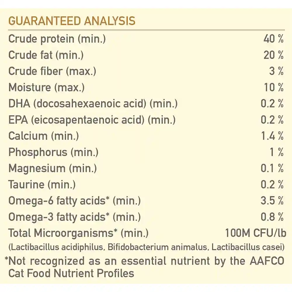 Dry Cat Food, Cat & Kitten, Biologically Appropriate & Grain Free 4-lb