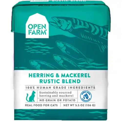 Grain Free Herring & Mackerel Recipe Rustic Blend Wet Cat Food 5.5-oz