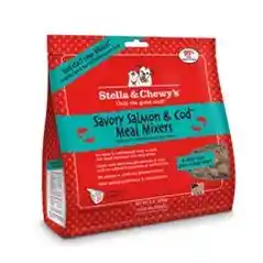 Meal Mixers Freeze Dried Raw Savory Salmon & Cod Grain Free Dog Food Topper 8-oz