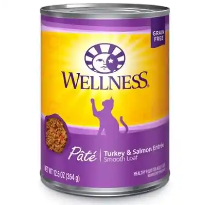 Wellness Can Cat Turkey & Salmon 12.5 Oz