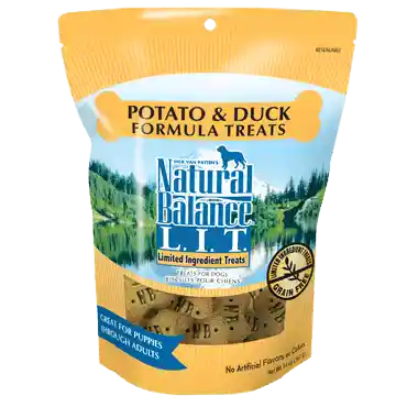 L.i.t. Limited Ingredient Treats Potato & Duck Dog Treats 14-oz
