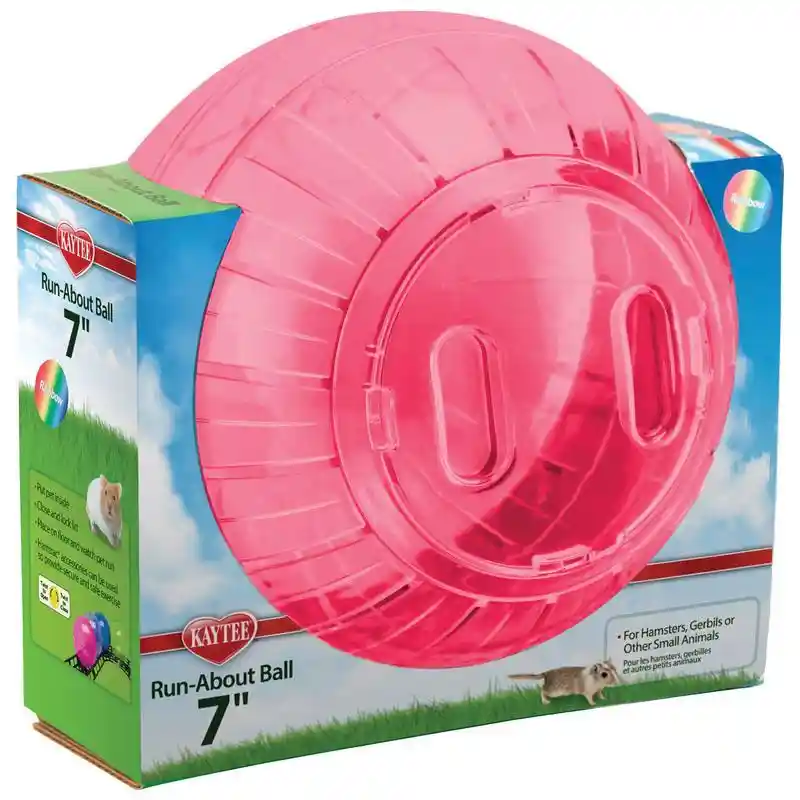 Hamster Run-about Ball 7" Rainbow Colors