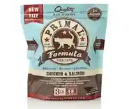 Raw Frozen Feline Chicken & Salmon Formula Nuggets Cat Food 3-lb