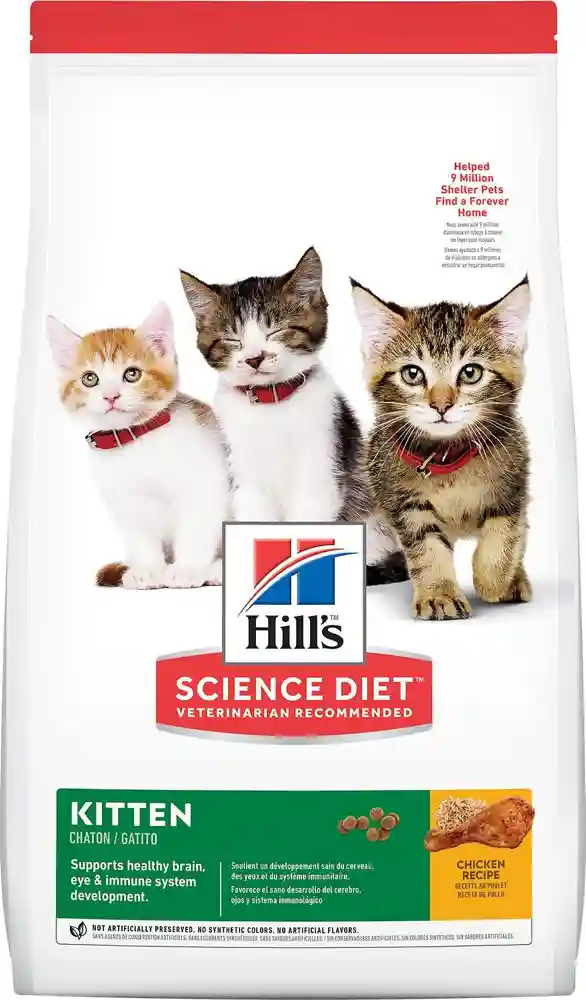 Kitten Healthy Development Chicken Recipe Dry Cat Food 7-lb