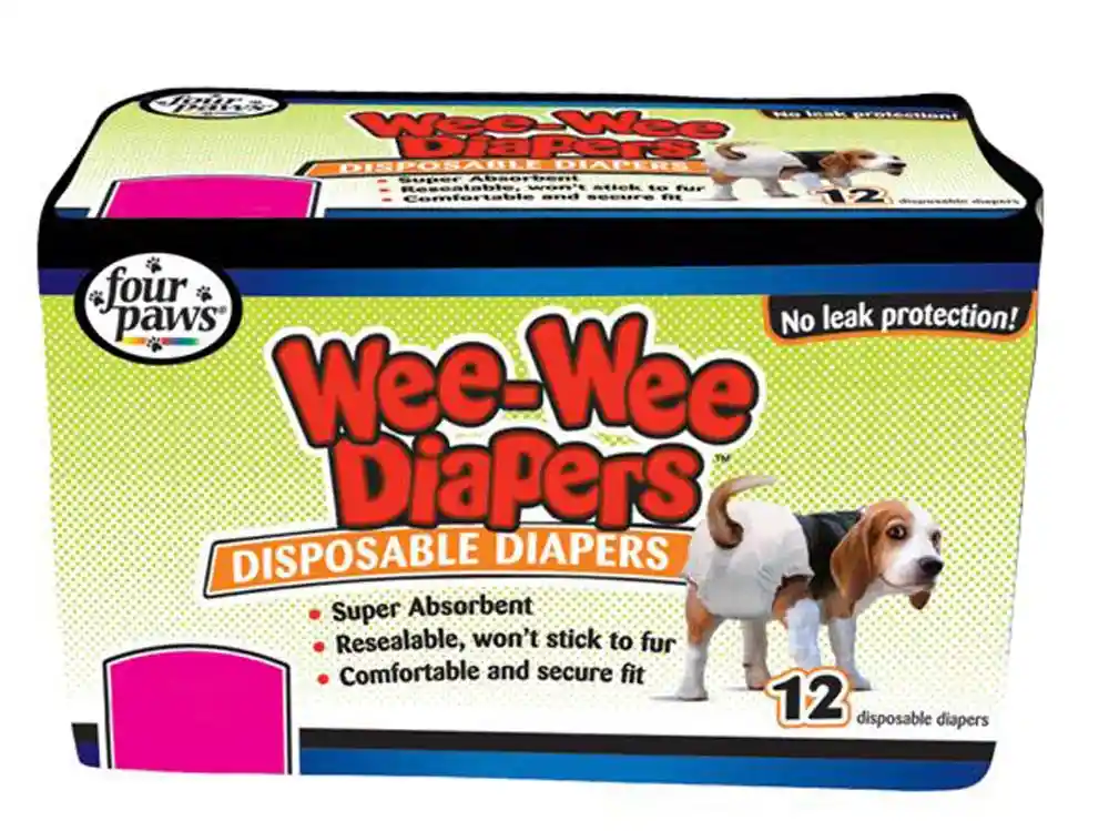 Wee Wee Disposable Doggie Diapers X-small
