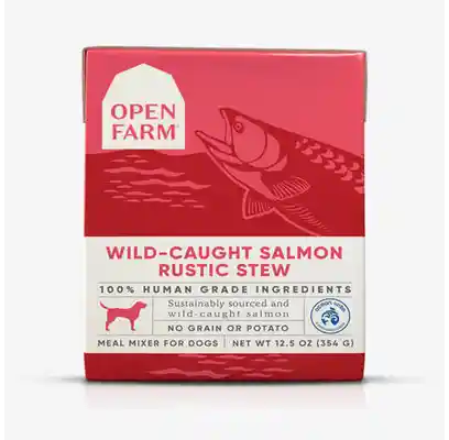 Wild-caught Salmon Recipe Rustic Stew Dog Food 12.5-oz