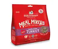 Meal Mixers Freeze Dried Raw Tantalizing Turkey Grain Free Dog Food Topper 18-oz