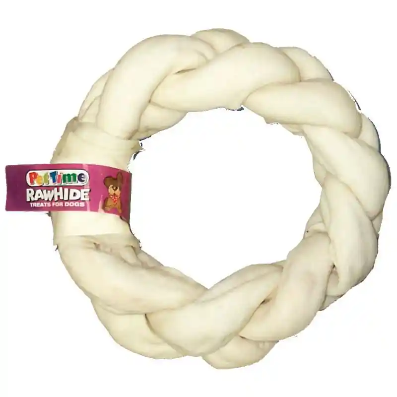 Rawhide Braided Donut 8"