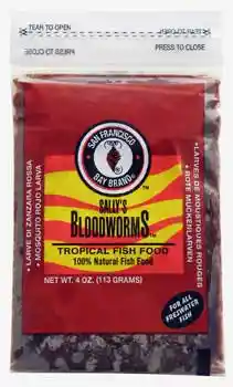 Sfb Frozen Bloodworms Food 4 Oz